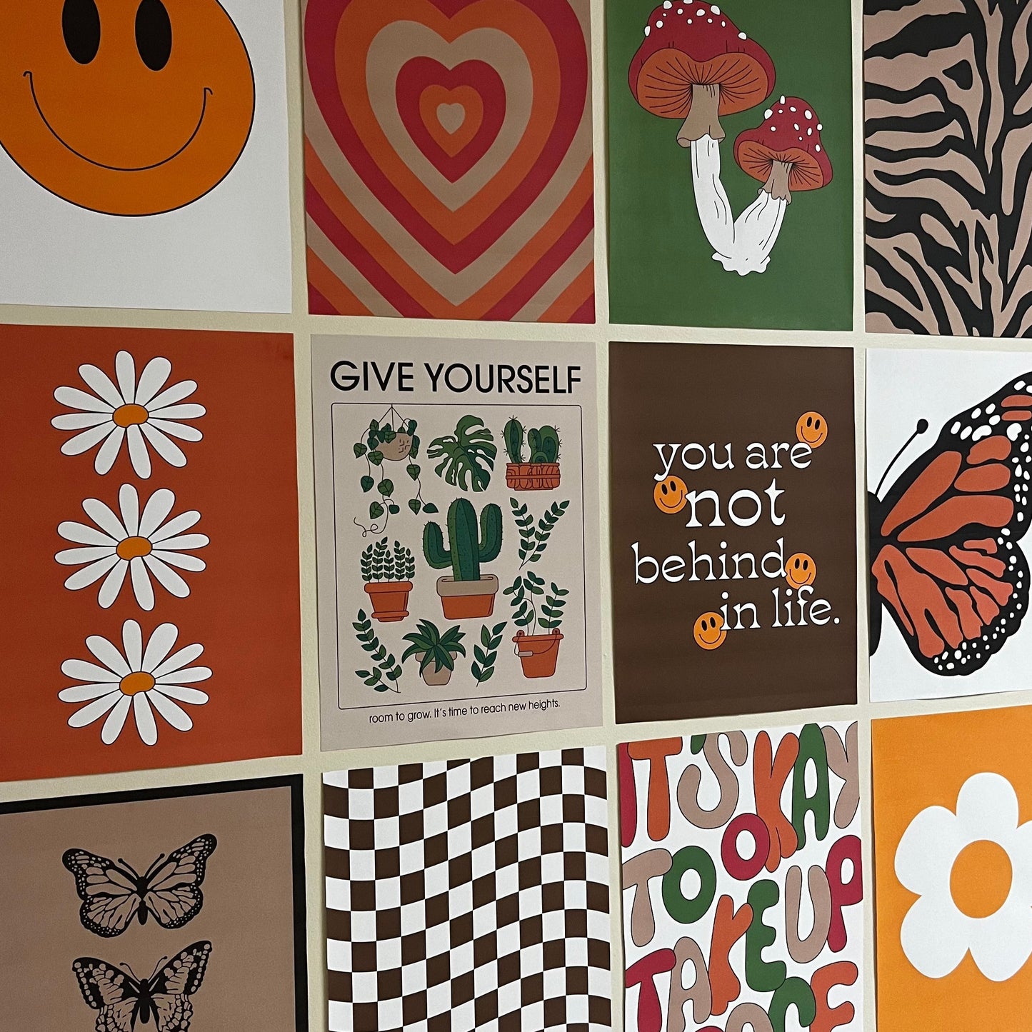 Retro Downloadable Wall Collage | 12 Downloadable Prints