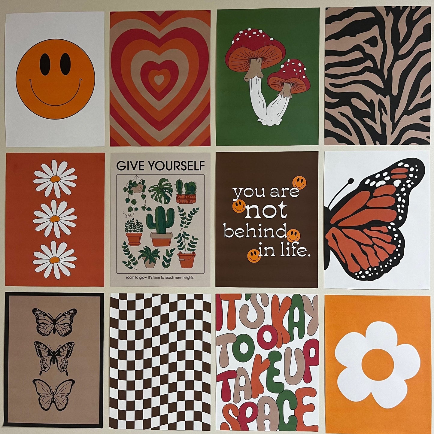 Retro Downloadable Wall Collage | 12 Downloadable Prints