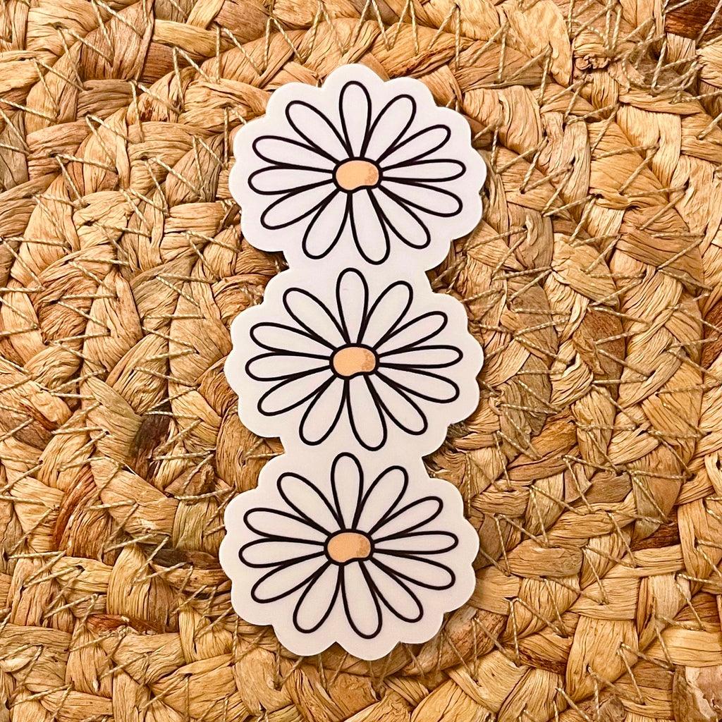 Daisy Die Cut Sticker