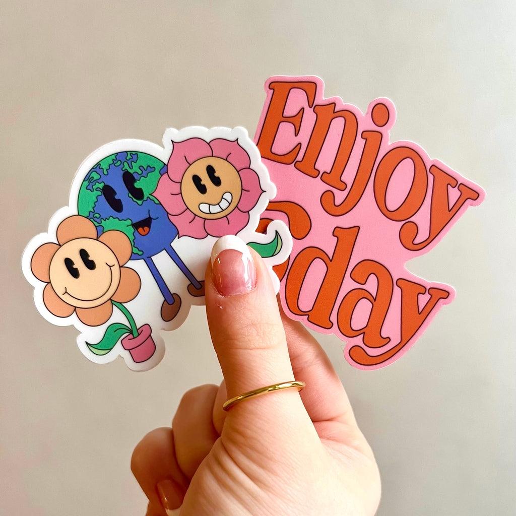 Enjoy Today Vinyl Sticker Combo