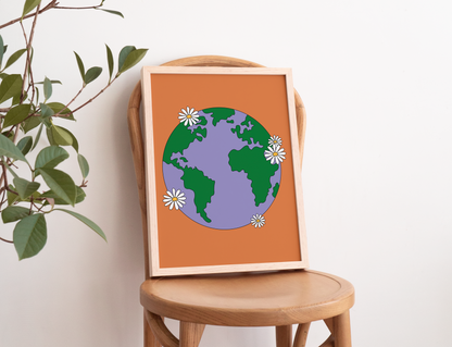 Earth Printable Wall Art
