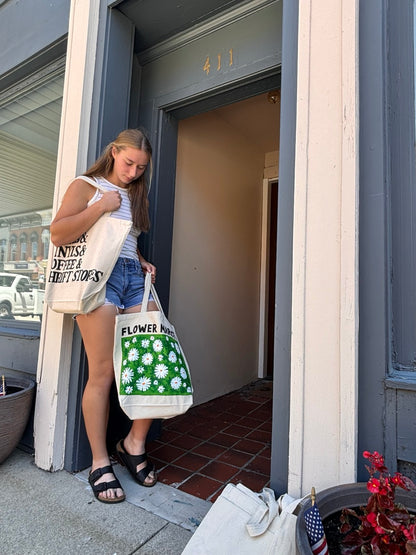 Flower Market Tote Bag