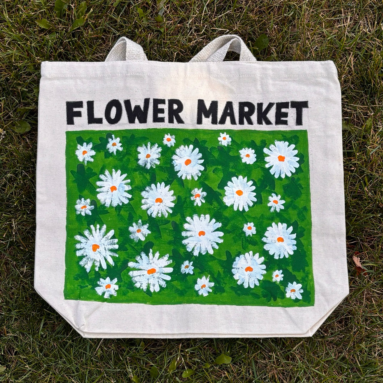 Flower Market Tote Bag