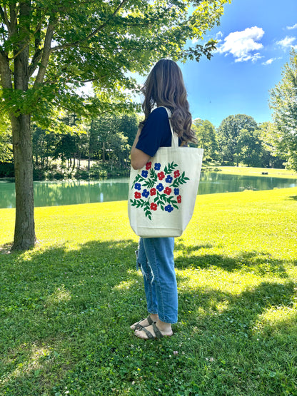 Floral Tote Bag