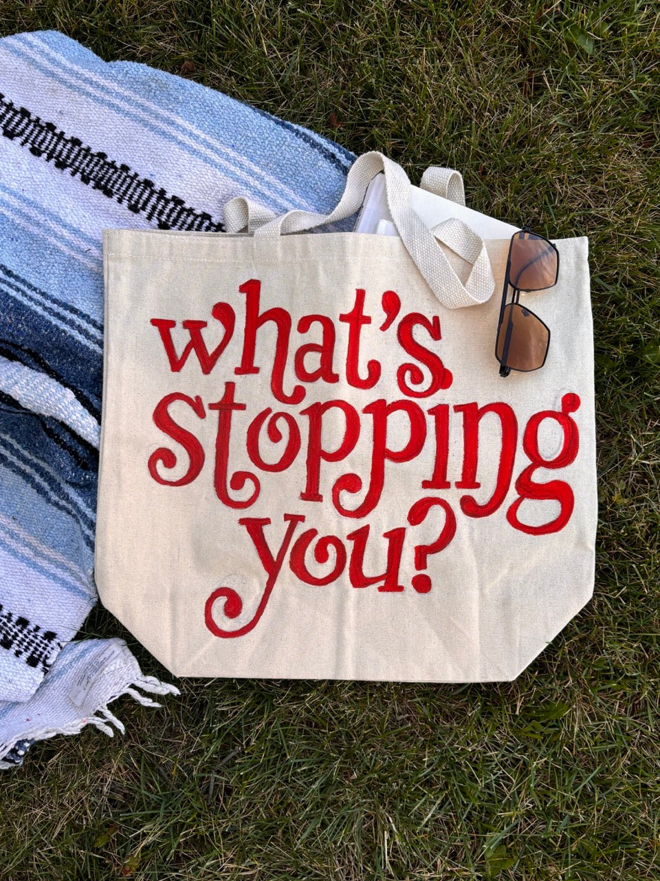 What's Stopping You? Tote Bag