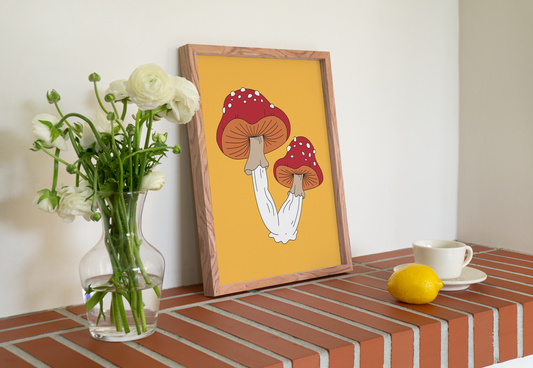 Mushroom Printable Wall Art