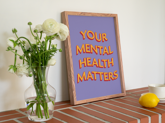 Your Mental Health Matters Printable Wall Art
