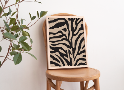 Zebra Print Printable Wall Art