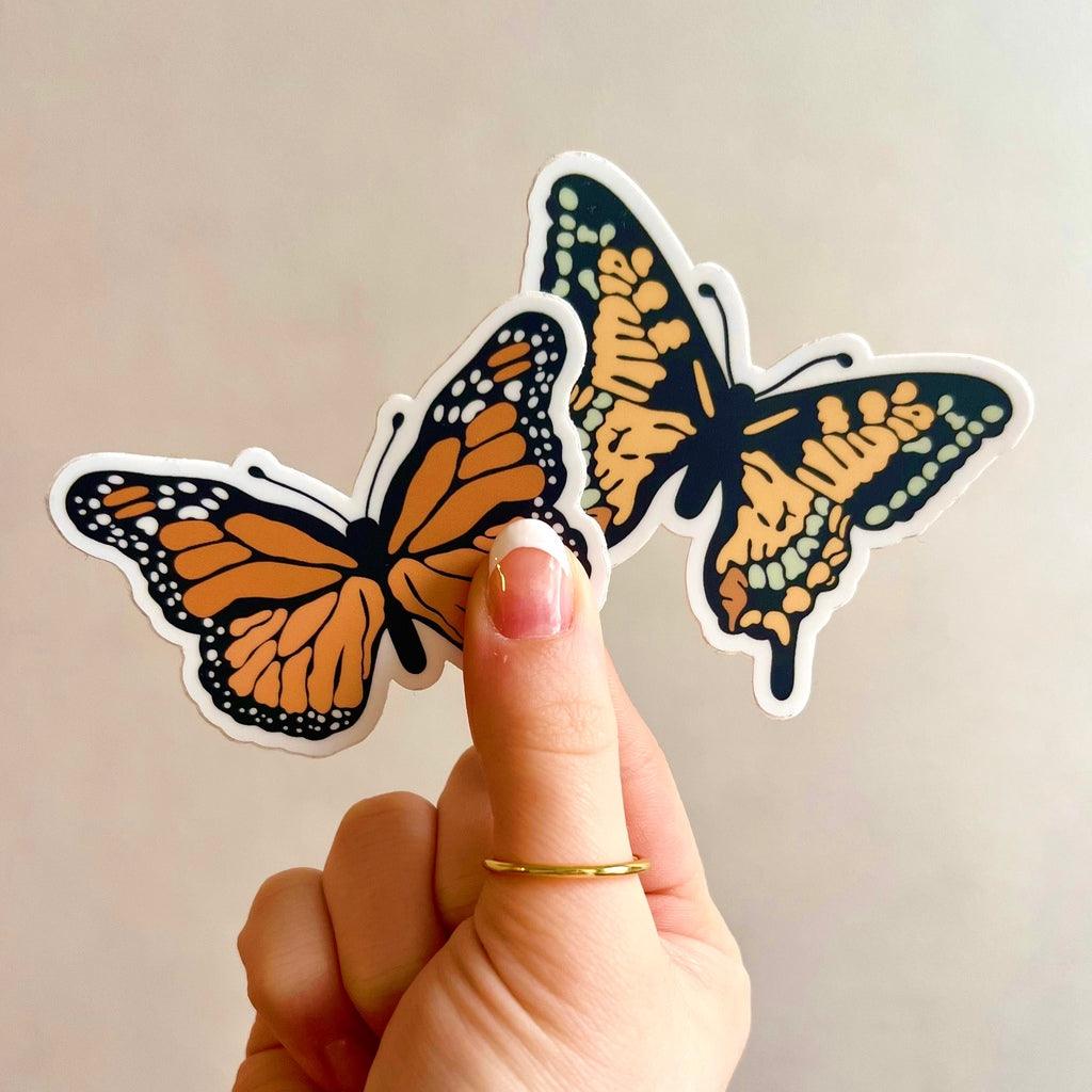 Monarch Butterfly Vinyl Sticker Combo